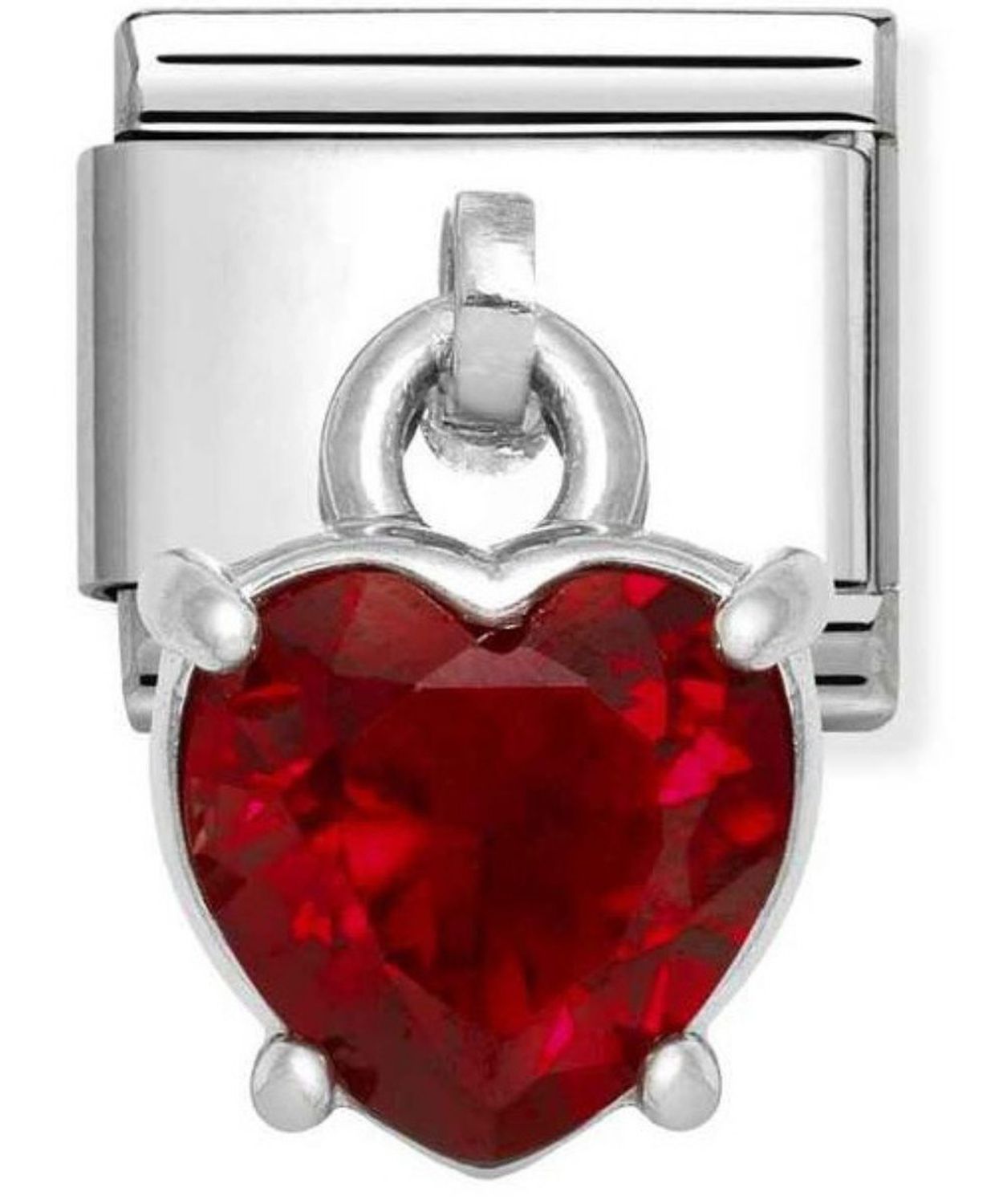 Nomination Link 925 Silver – Charms Serce z czerwoną cyrkonią 331812 13.jpg